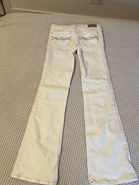 abercrombie kids White Flare Jeans girls denim
